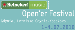 Pearl Jam w Gdyni, 1. lipca, Open'er Festival
